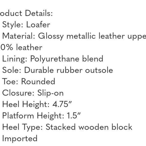 Michael Kors Eden Metallic Gold Platform Loafer-NEW - Picture 7 of 7